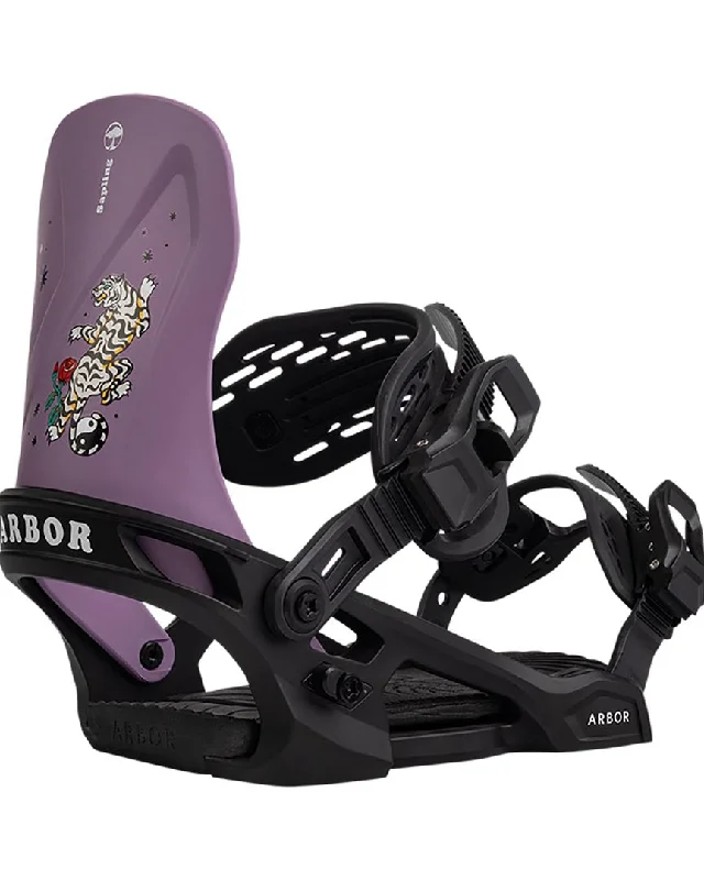 Sapling - Kids Snowboard Bindings - Black/Purple 2025