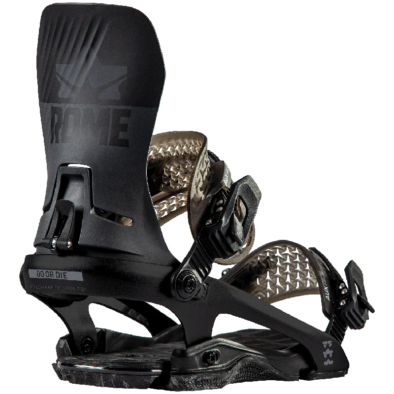 Rome D.O.D. Mens Snowboard Bindings Black / Gunmetal