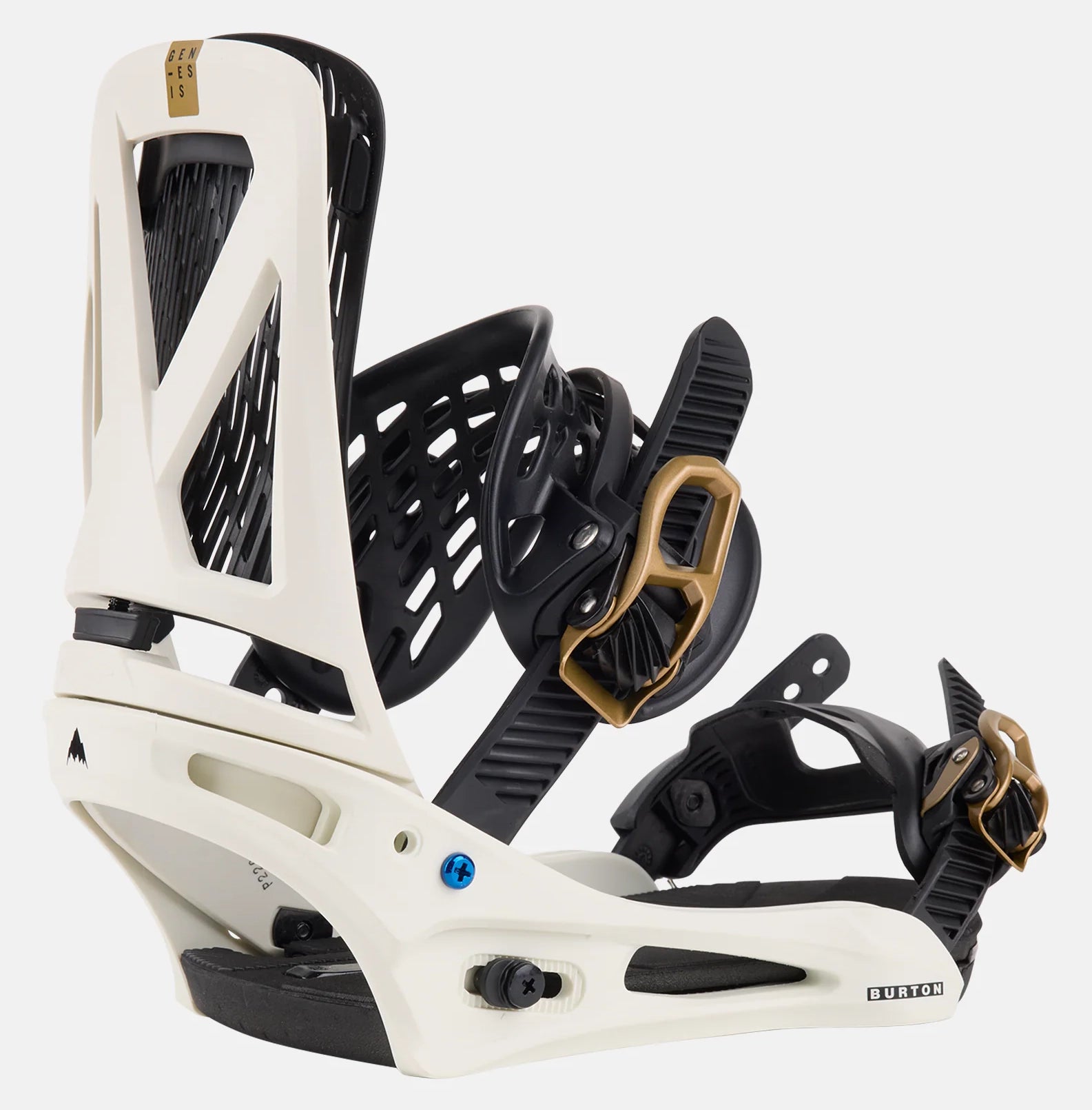 Burton Genesis Snowboard Bindings Mens White Gold