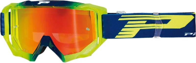 Pro Grip Venom Goggles Navy / Fluo Yellow