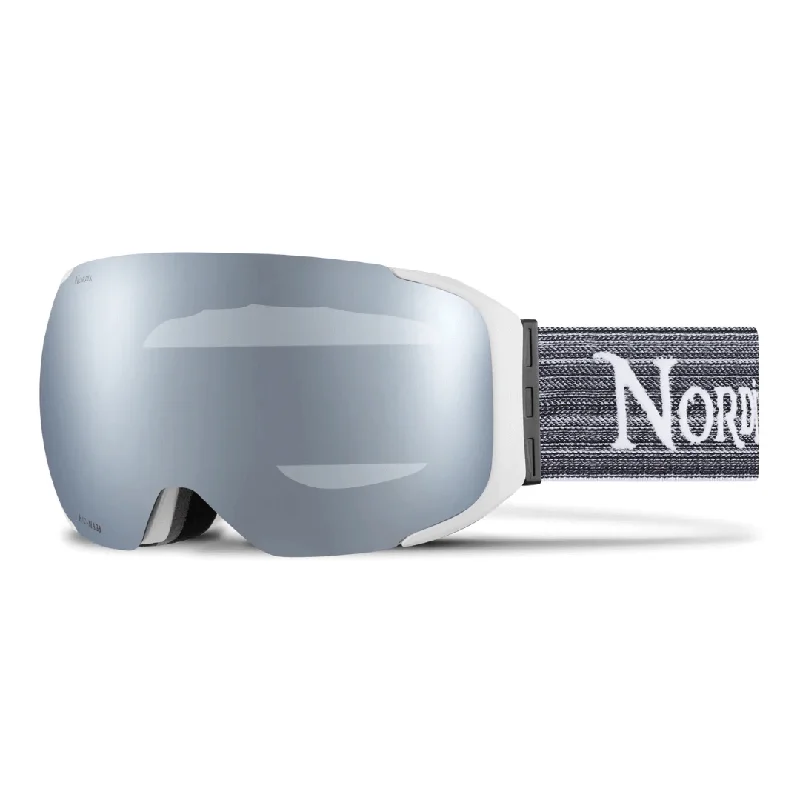 Anti-Fog OTG Silver Ski Goggles