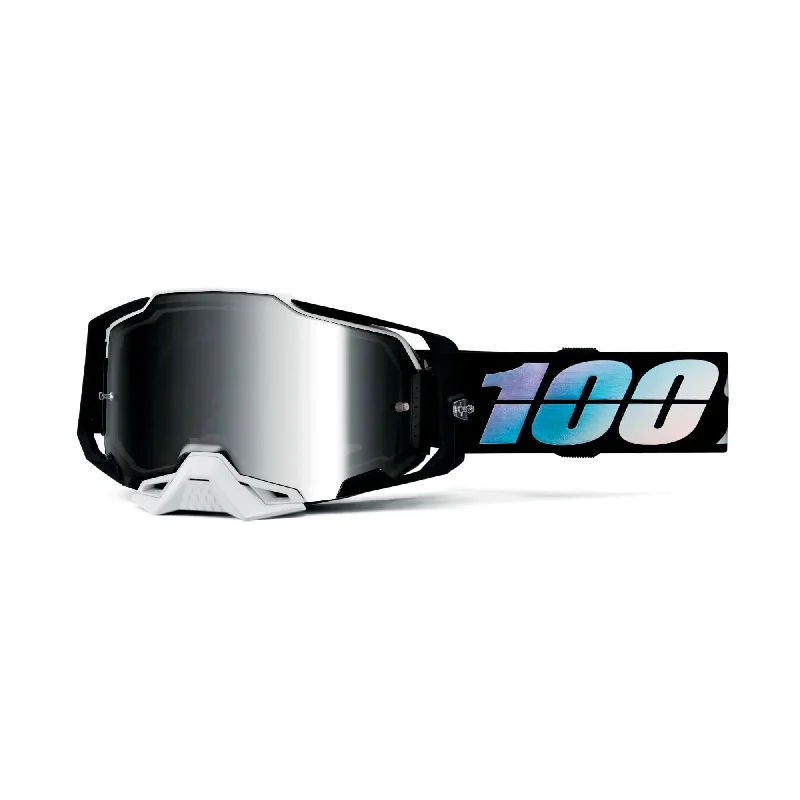 100% Armega Goggles Krisp / Mirror Silver Lens