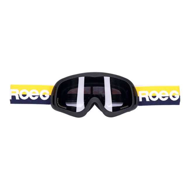 Roeg Peruna Yellow Stripe Goggles Black And Yellow / Blue Strap