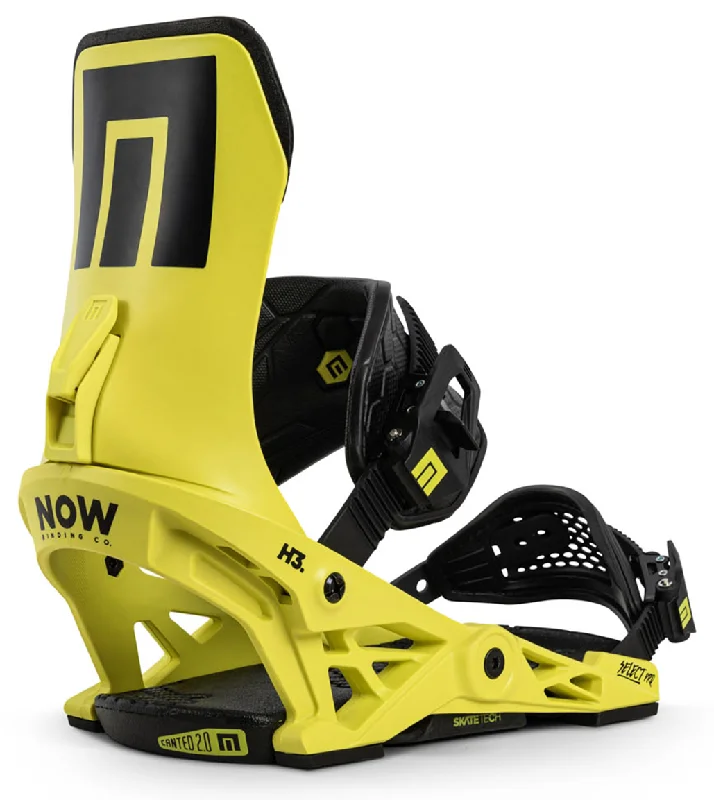 Now Select Pro Mens Snowboard Bindings Safety Yellow