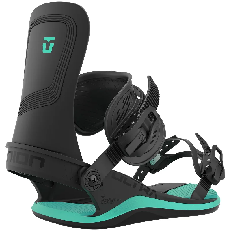 Union Ultra Womens Snowboard Bindings Black / Tiffany