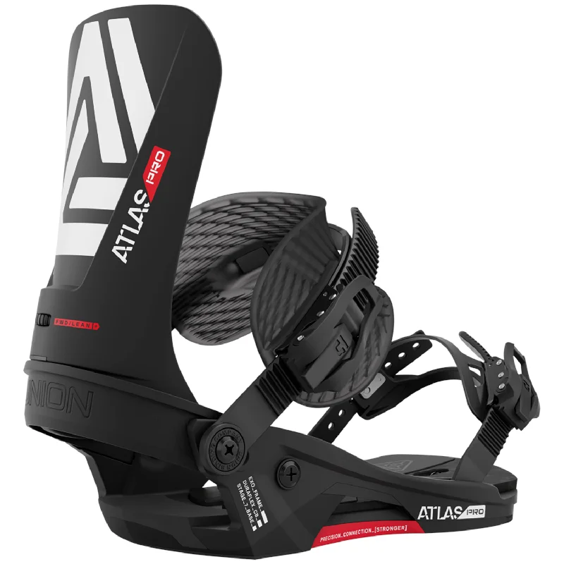 Union Atlas Pro Mens Snowboard Bindings Smoked Black