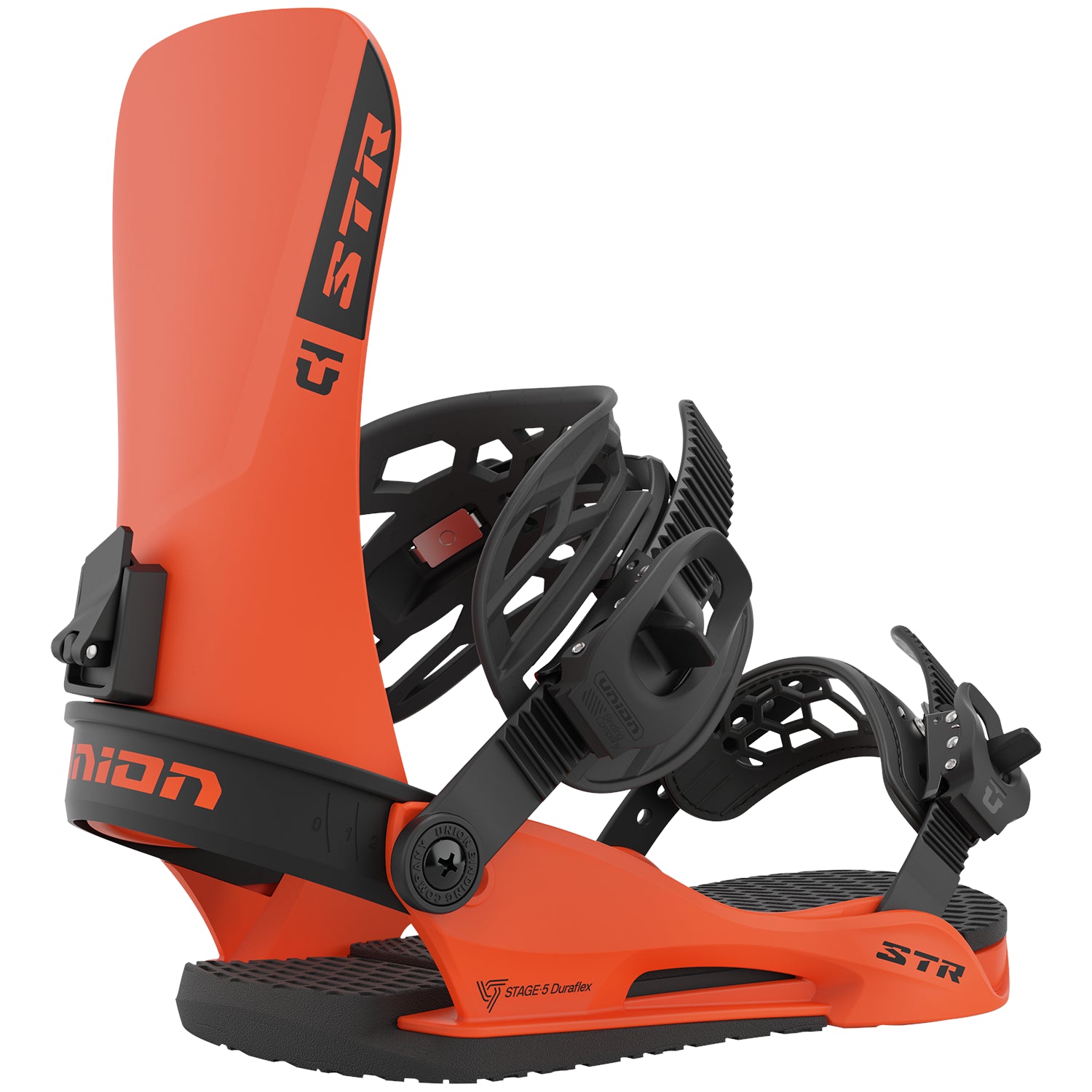 Union STR Mens Snowboard Bindings Orange