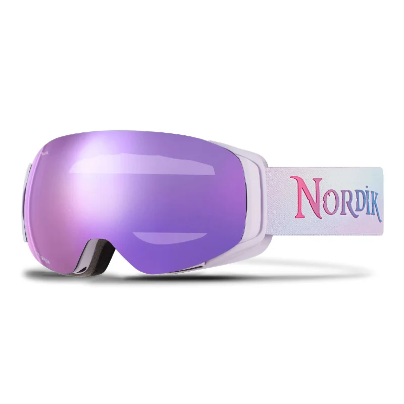 FREYA Magnetic Purple Kid Teen Ski Goggles