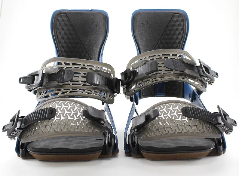 Rome 390 Boss Snowboard Bindings, M/L (Mens US 7-10) Navy 2023 -Demo