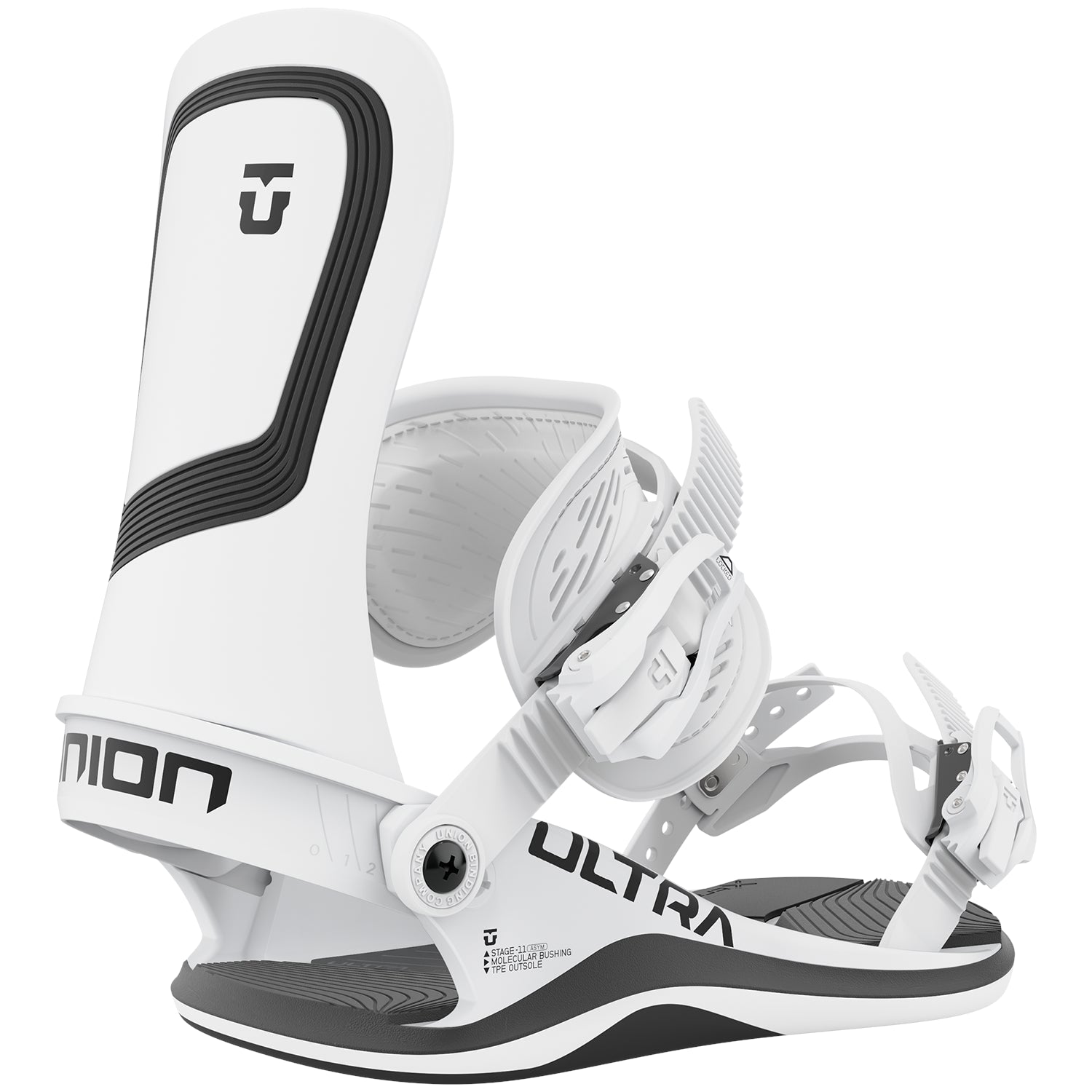 Union Ultra Mens Snowboard Bindings White