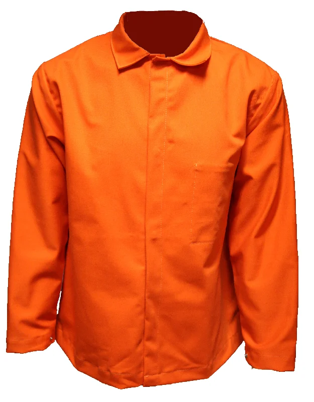 30" Orange 100% FR Treated Cotton Whipcord jacket