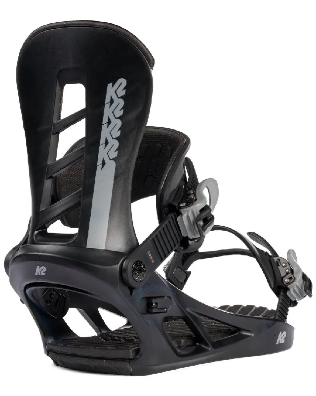 Sonic Snowboard Bindings - Black 2025