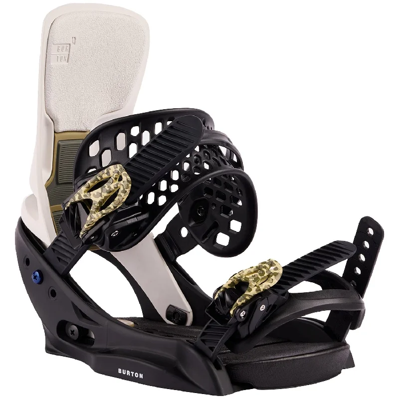 Burton Lexa X EST Womens Snowboard Bindings Black / Stout White / Logo