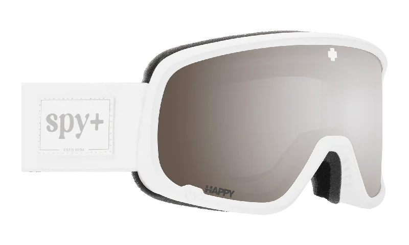 SPY Marshal 2.0 White IR - Happy ML Rose Silver Spectra Snow Goggle