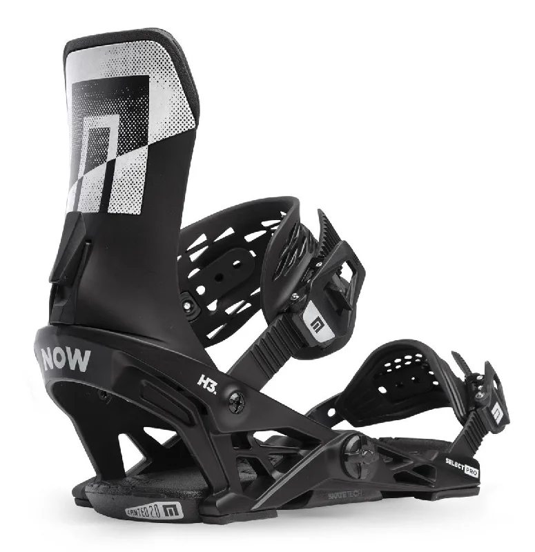 Now Select Pro Snowboard Bindings Mens Black