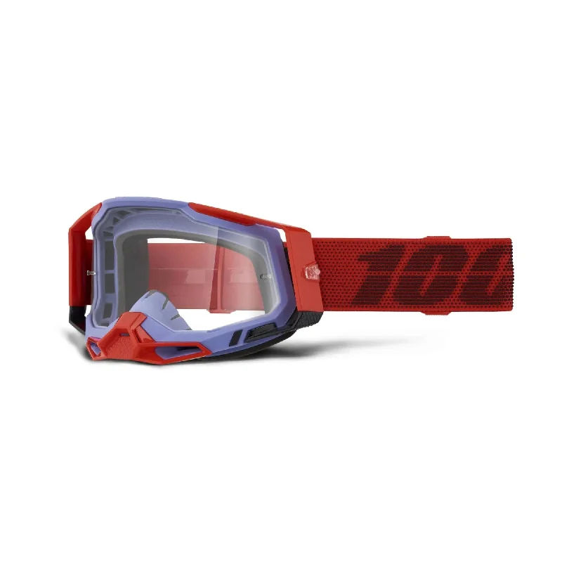 100% Racecraft 2 Goggles Cleat / Clear Lens