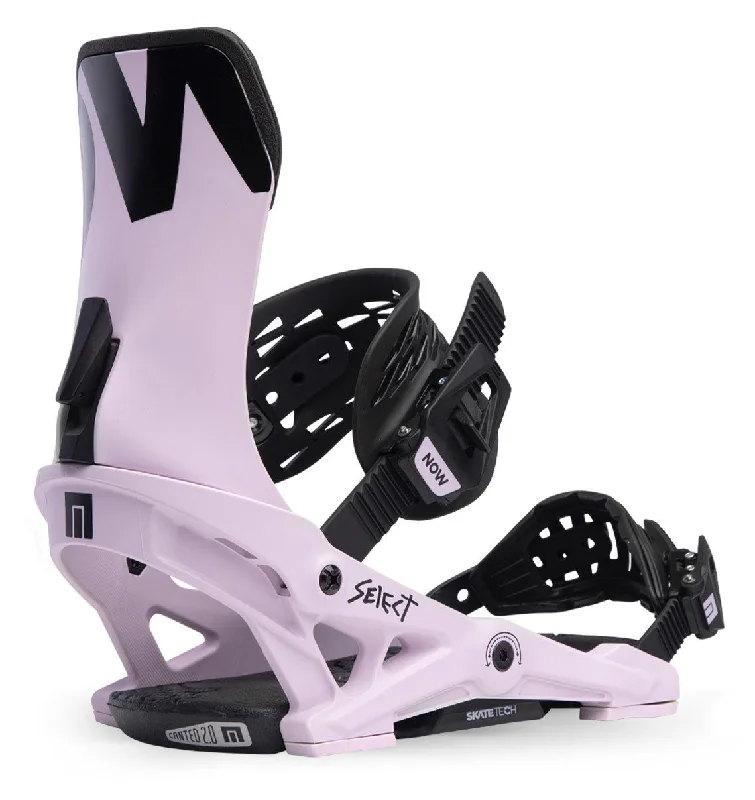 Now Select Snowboard Bindings Mens Lavender