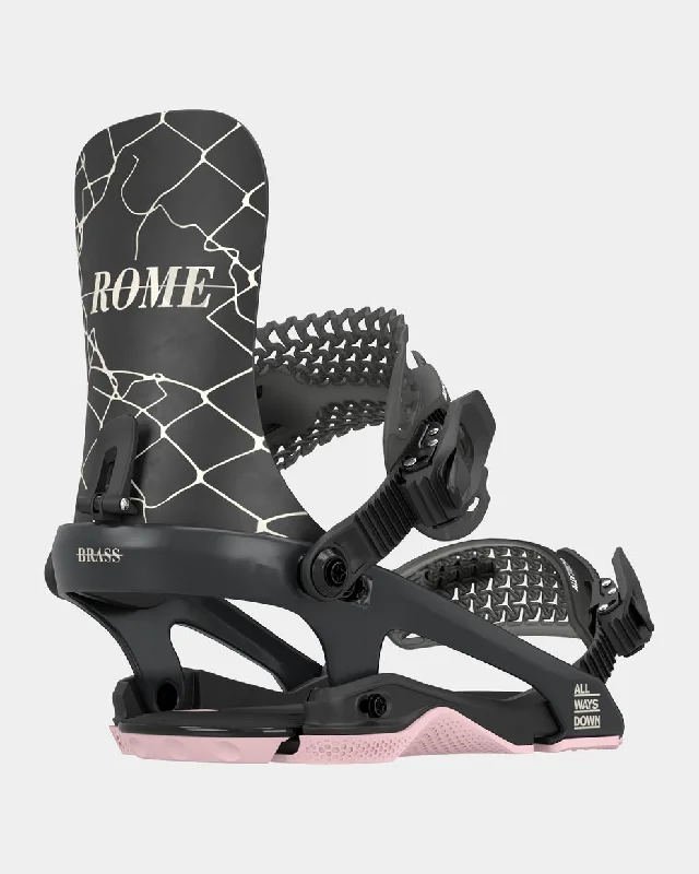 Rome Brass Women's Snowboard Bindings 2025