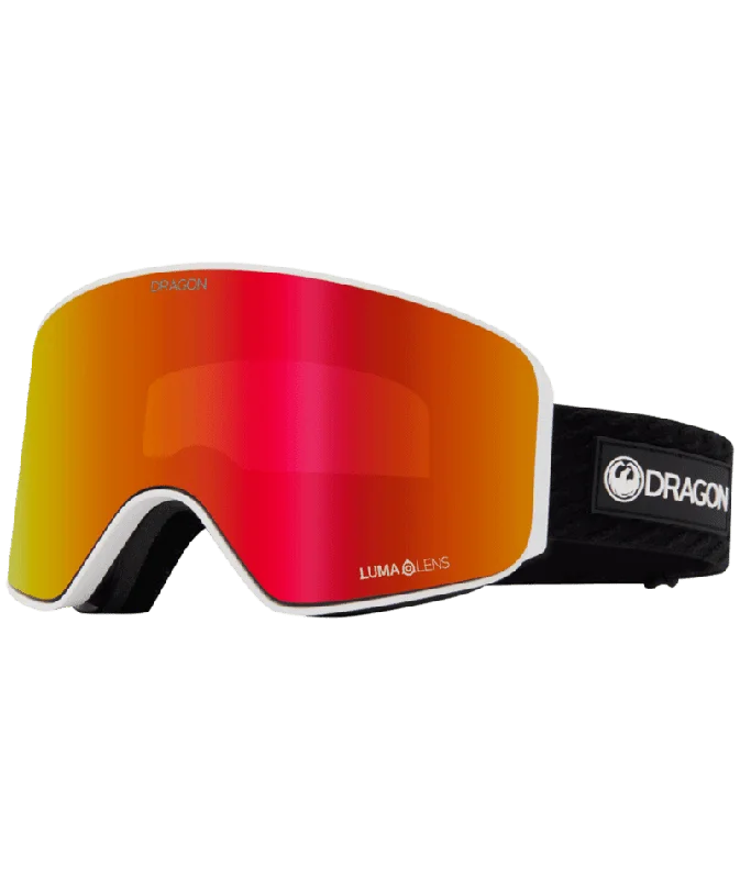 DRAGON NFX Mag OTG Icon - Lumalens Red Ion + Lumalens Light Rose Snow Goggles