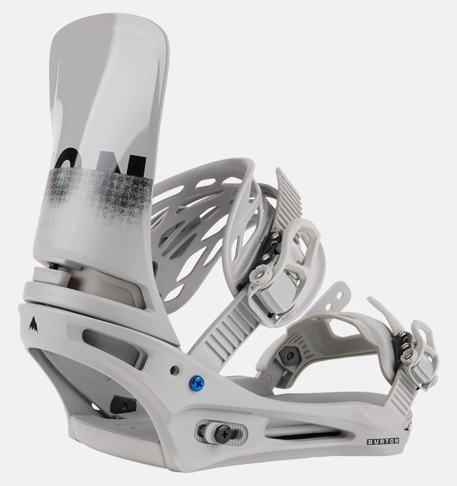 Burton Cartel X Snowboard Bindings Mens Grey / Logo