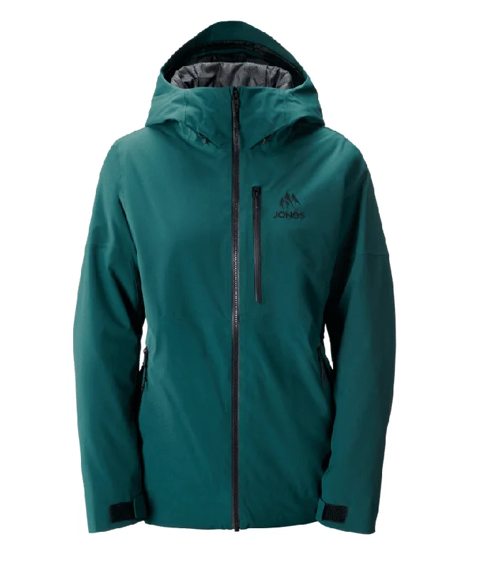 JONES Women's MTN Surf Recycled Snowboard Jacket Pacific Teal 2025