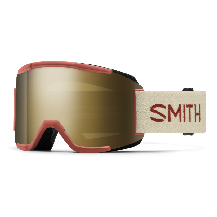 SMITH Squad Terra Slash - ChromaPop Sun Black Gold Mirror + Clear Snow Goggle