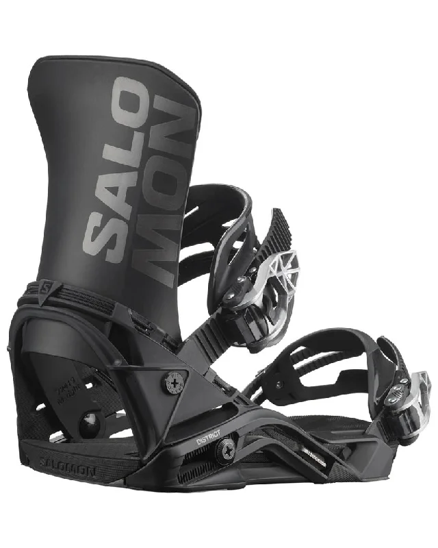 District Snowboard Bindings - Black 2025