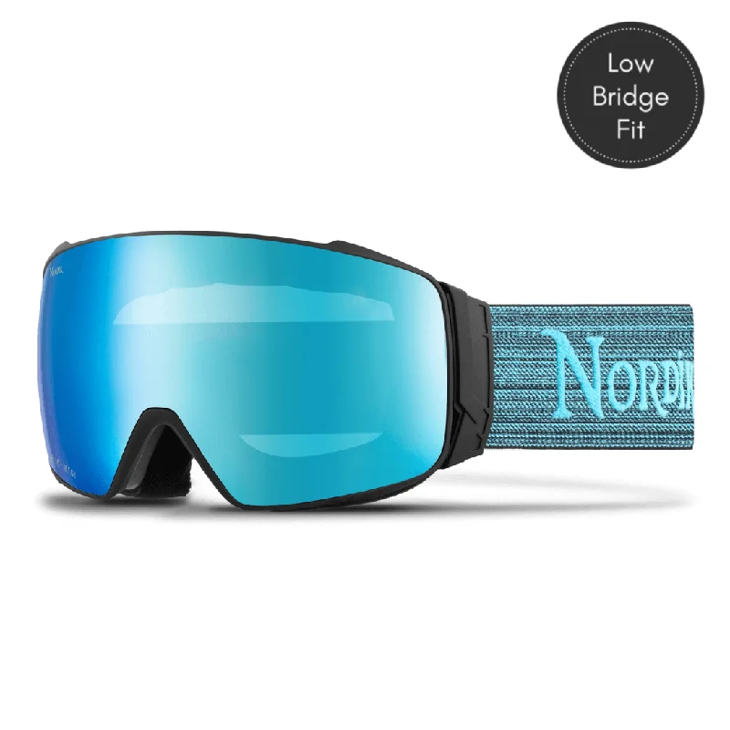 Anti-Fog Ice Blue Ski Goggles