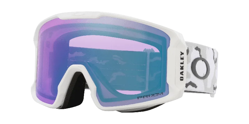 OAKLEY Line Miner L White Camo - Prizm Iced Iridium Snow Goggle