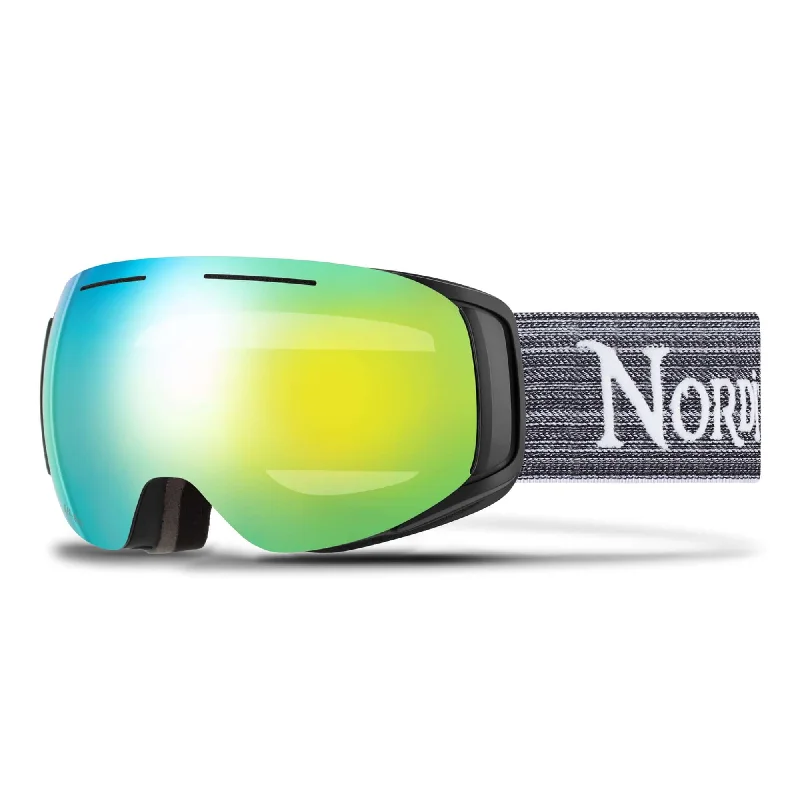 LOKI Magnetic Diamant™ Anti-Fog Vented Gold Greeen Ski Goggles