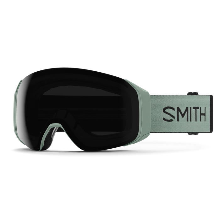 SMITH 4D MAG S Sage Brush + ChromaPop Sun Black + ChromaPop Storm Blue Sensor Mirror Snow Goggle