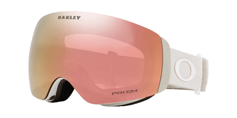 OAKLEY Flight Deck M Matte Cool Grey - Prizm Rose Gold Iridium Snow Goggle