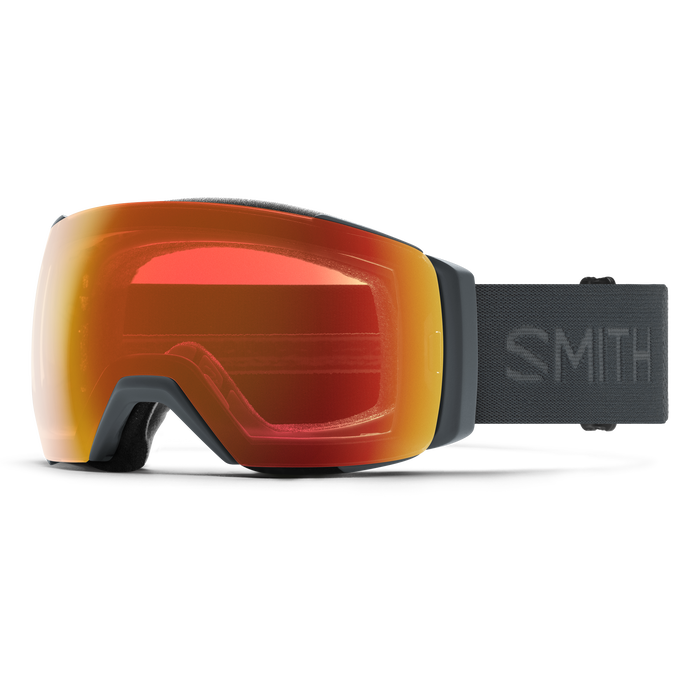 SMITH I/O MAG XL Slate - ChomaPop Everyday Red Mirror + ChromaPop Storm Blue Flash Snow Goggle