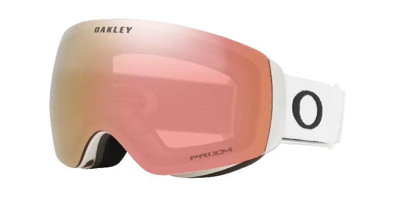 OAKLEY Flight Deck M Matte White - Prizm Rose Gold Iridium Snow Goggle