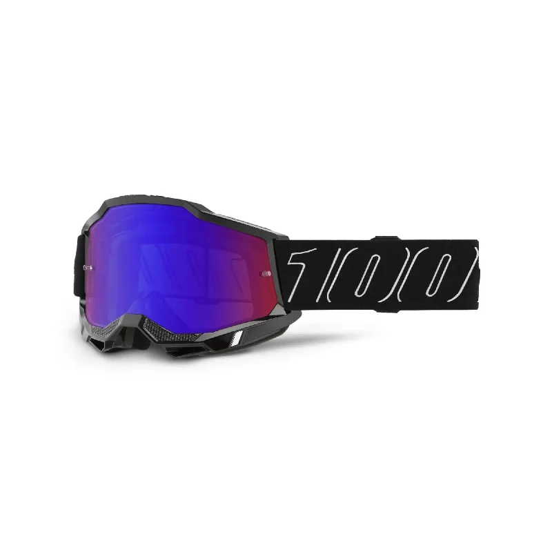 100% Accuri 2 Goggles Blackline / Mirror Red/Blue Lens