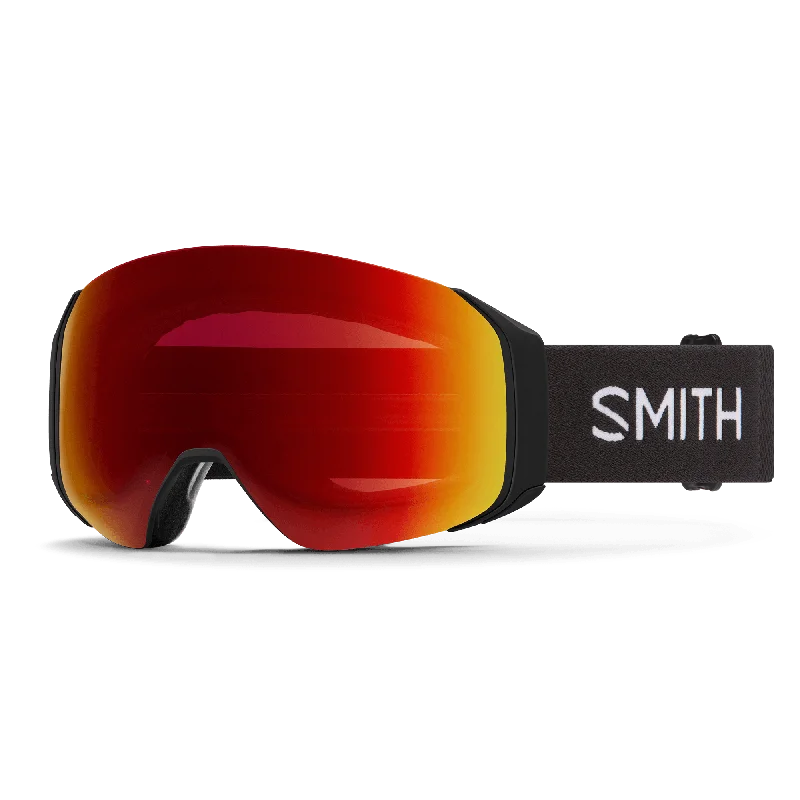 SMITH 4D Mag S Black - ChromaPop Sun Red Mirror + ChromaPop Storm Yellow Flash Snow Goggle