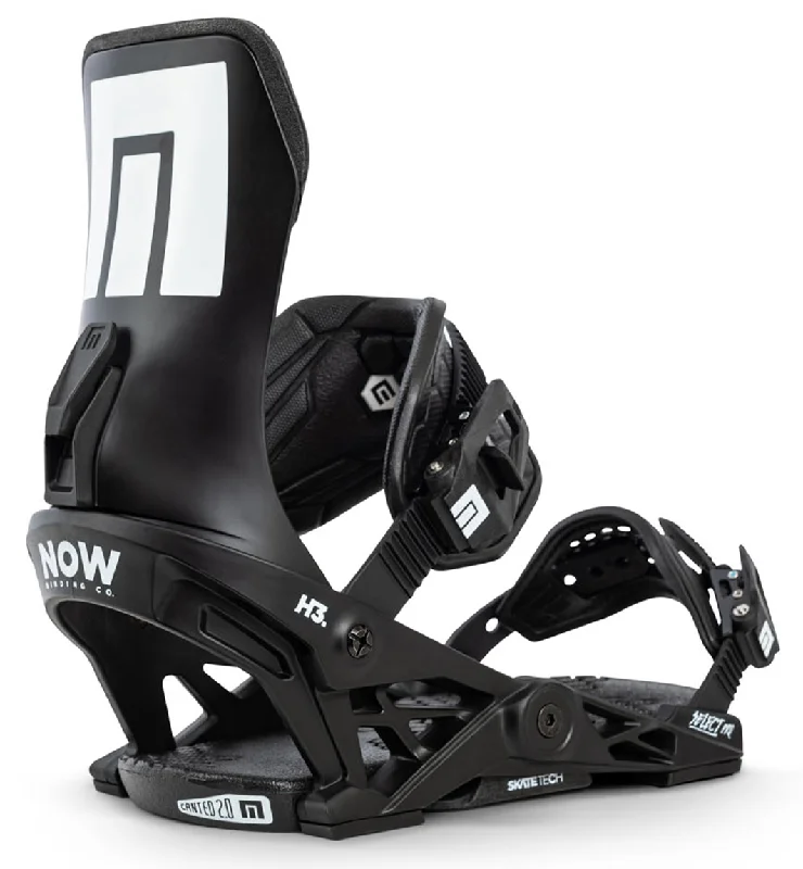 Now Select Pro Mens Snowboard Bindings Black