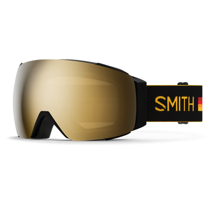 SMITH I/O MAG Speed Racer - ChromaPop Sun Black Gold Mirror + ChromaPop Storm Blue Sensor Mirror Snow Goggle