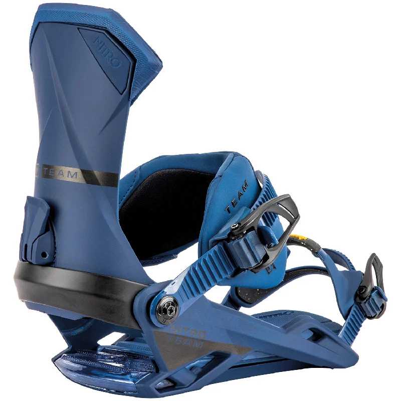 Nitro Team Mens Snowboard Bindings Deep Blue