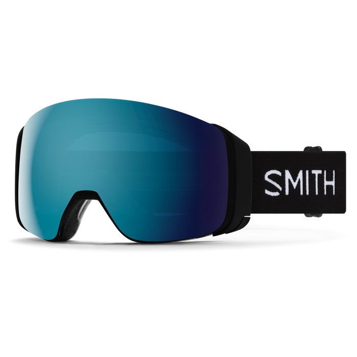 SMITH 4D MAG Black - ChromaPop Sun Blue Mirror Lens + ChromaPop Storm Blue Sensor Mirror Snow Goggle