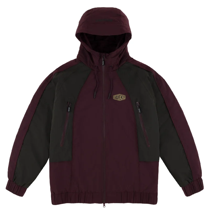 SOUVENIR Insulated Track Snowboard Jacket Oxblood 2025