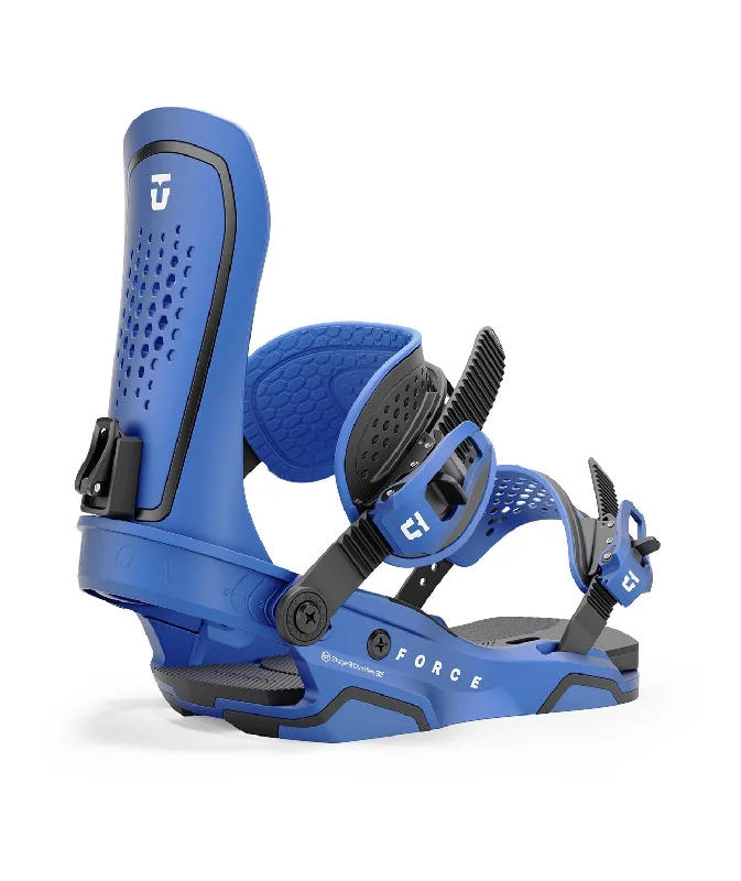 Union Force Snowboard Bindings, Mens Medium (US 8-10), Metallic Blue New 2025