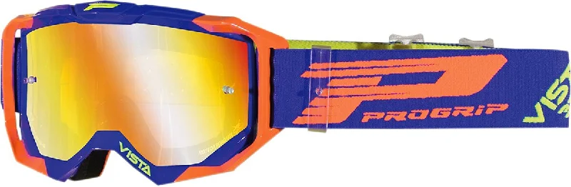 Pro Grip Goggles Vista MX America Light Sensitive 3303 Blue / Fluo Orange